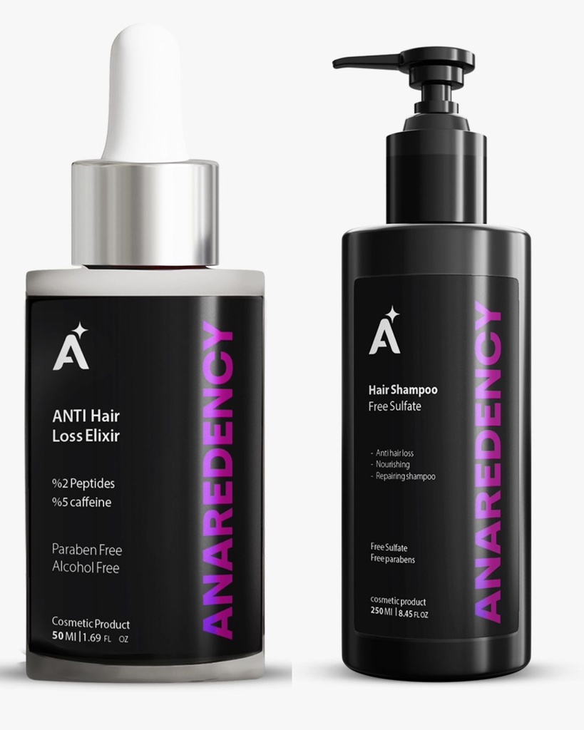 ANAREDENCY ANTI HAIR LOSS ELIXIR 50ml + Shampoo Free Sulphate 250ml