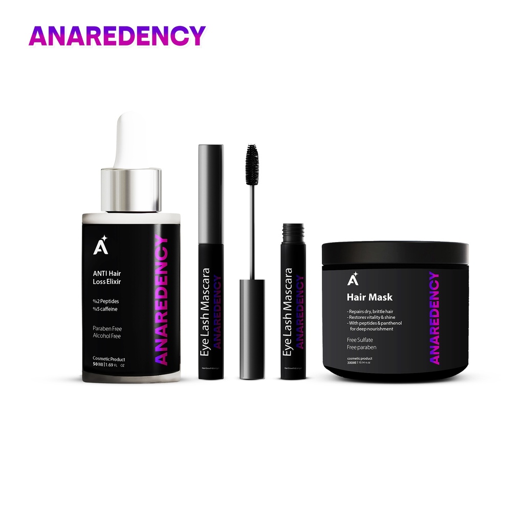 Hair Mask 300ml + ANTI HAIR LOSS ELIXIR 50ml + Eye Lash 10ml