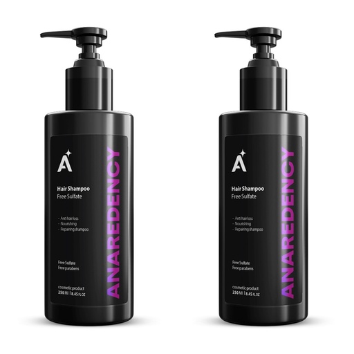 2 ANAREDENCY Shampoo Free Sulphate 250ml